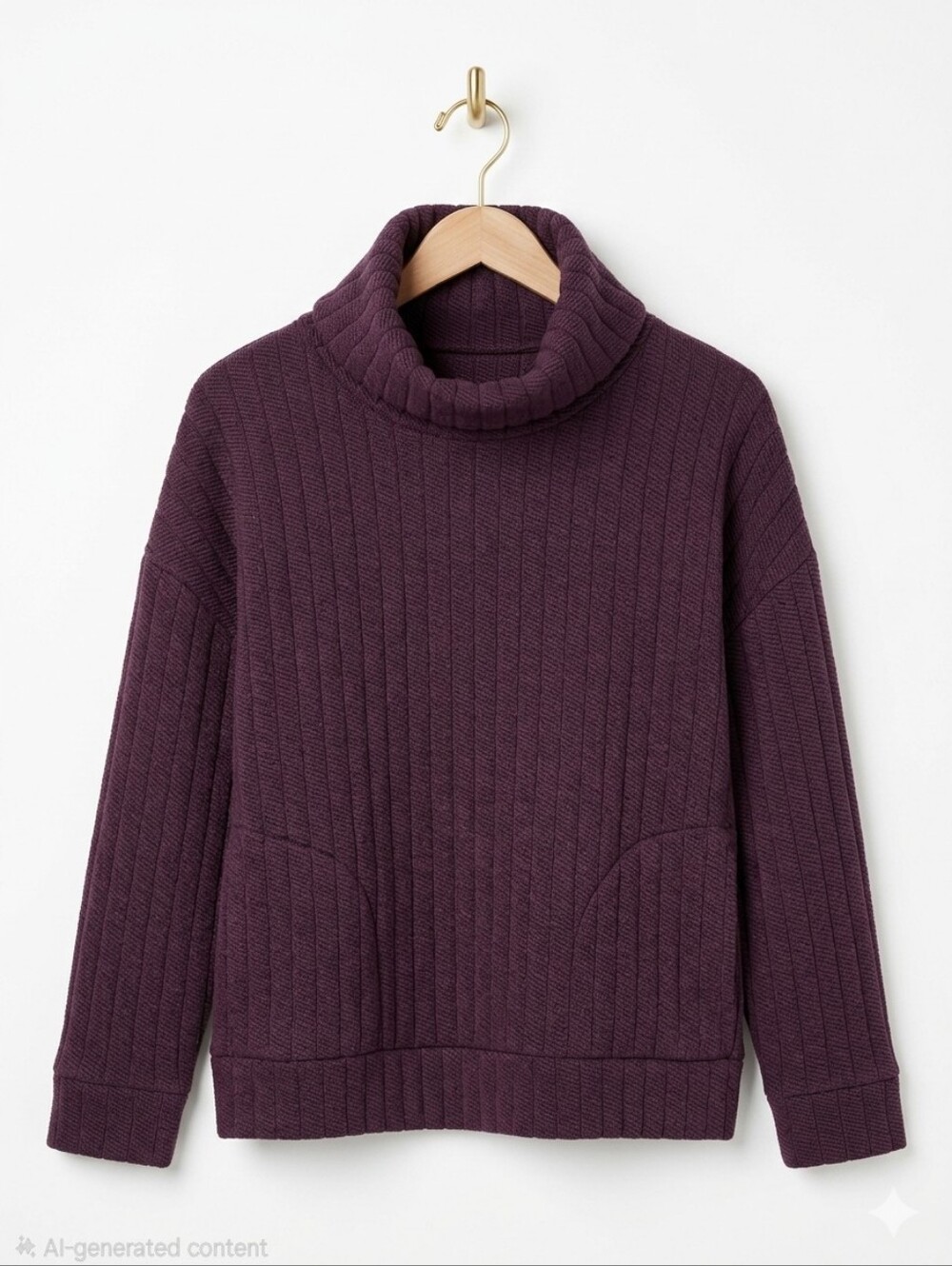 GapFit Cozy Turtleneck Sweatshirt Medium